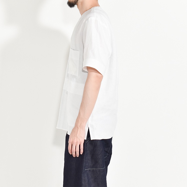 【50% OFF】(241619)Handwerker(ハンドベーカー)HW shirt Vest/ Linen(ハンドベーカーシャツベスト/リネン)[OUTLET]の商品画像