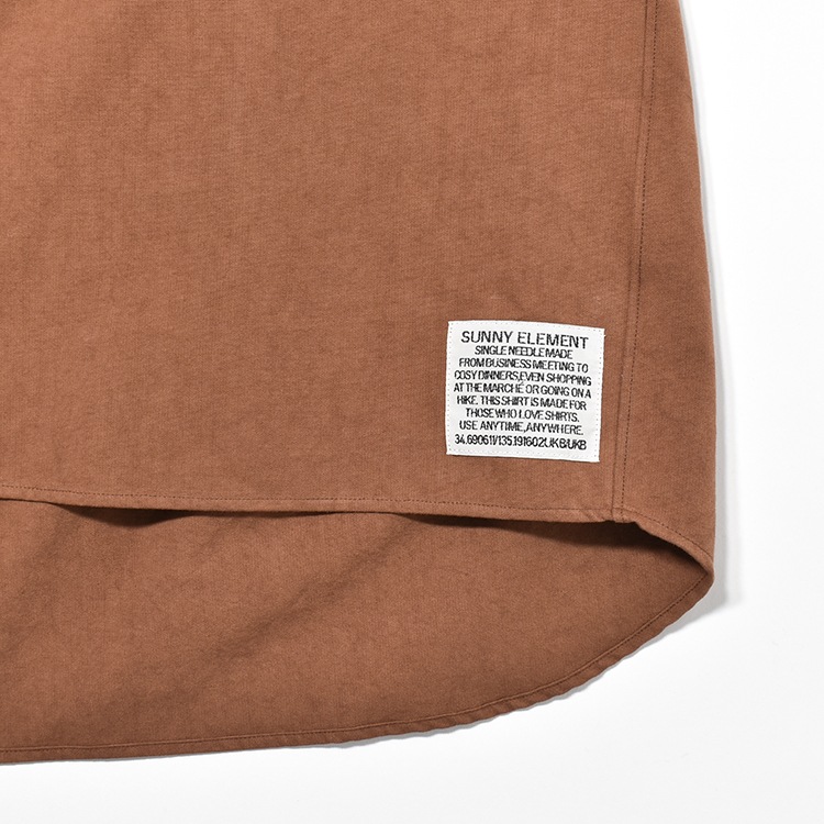 (sleepingshirt)SUNNY ELEMENT(サニーエレメント)Sleeping Shirt / Cotton Canvas(スリーピングシャツ / コットンキャンバス)の商品画像