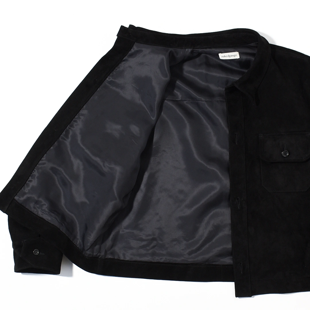 n0031]nakedgauge(ネイキッドゲージ)Goat Suede CPO Jacket(ゴート