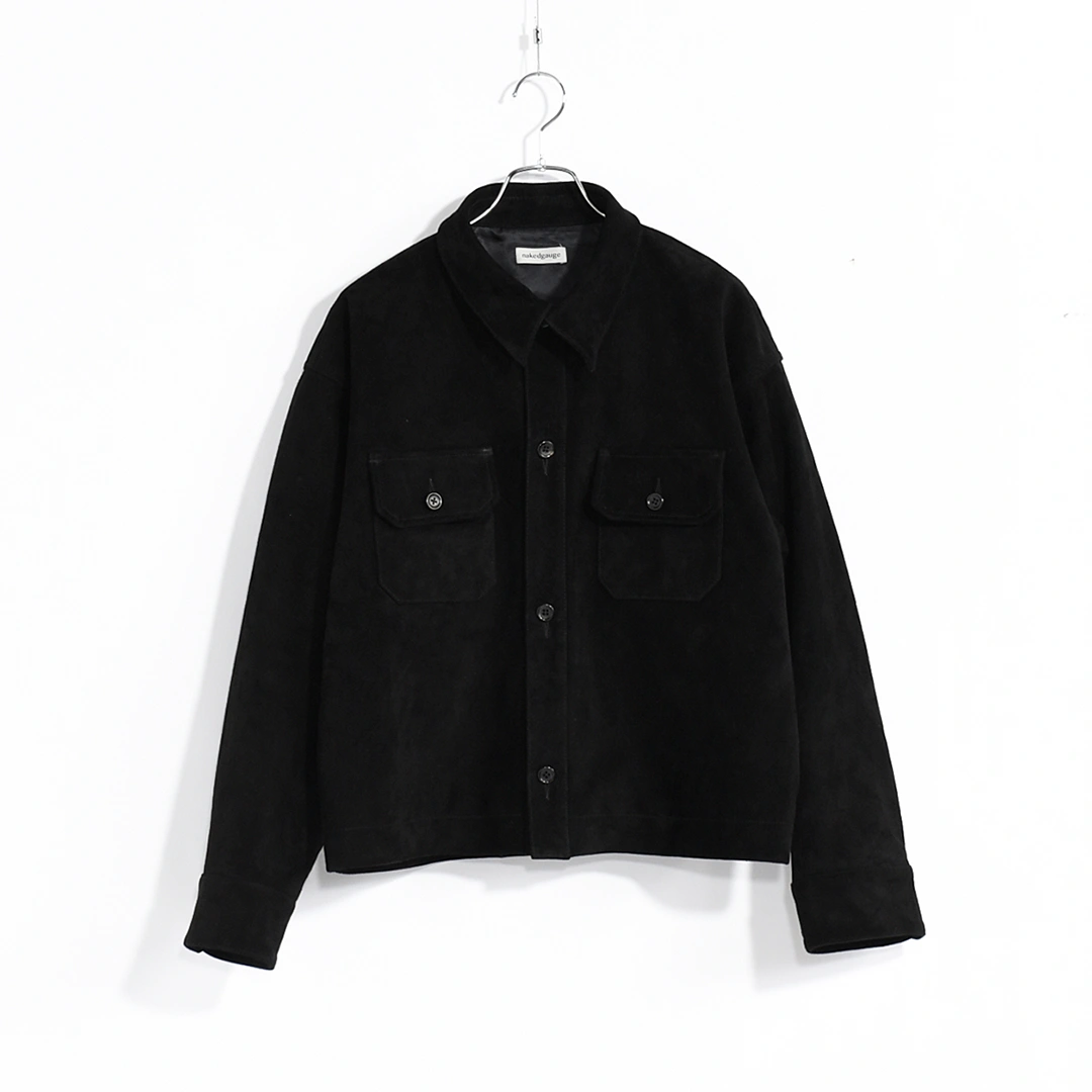 n0031]nakedgauge(ネイキッドゲージ)Goat Suede CPO Jacket(ゴート