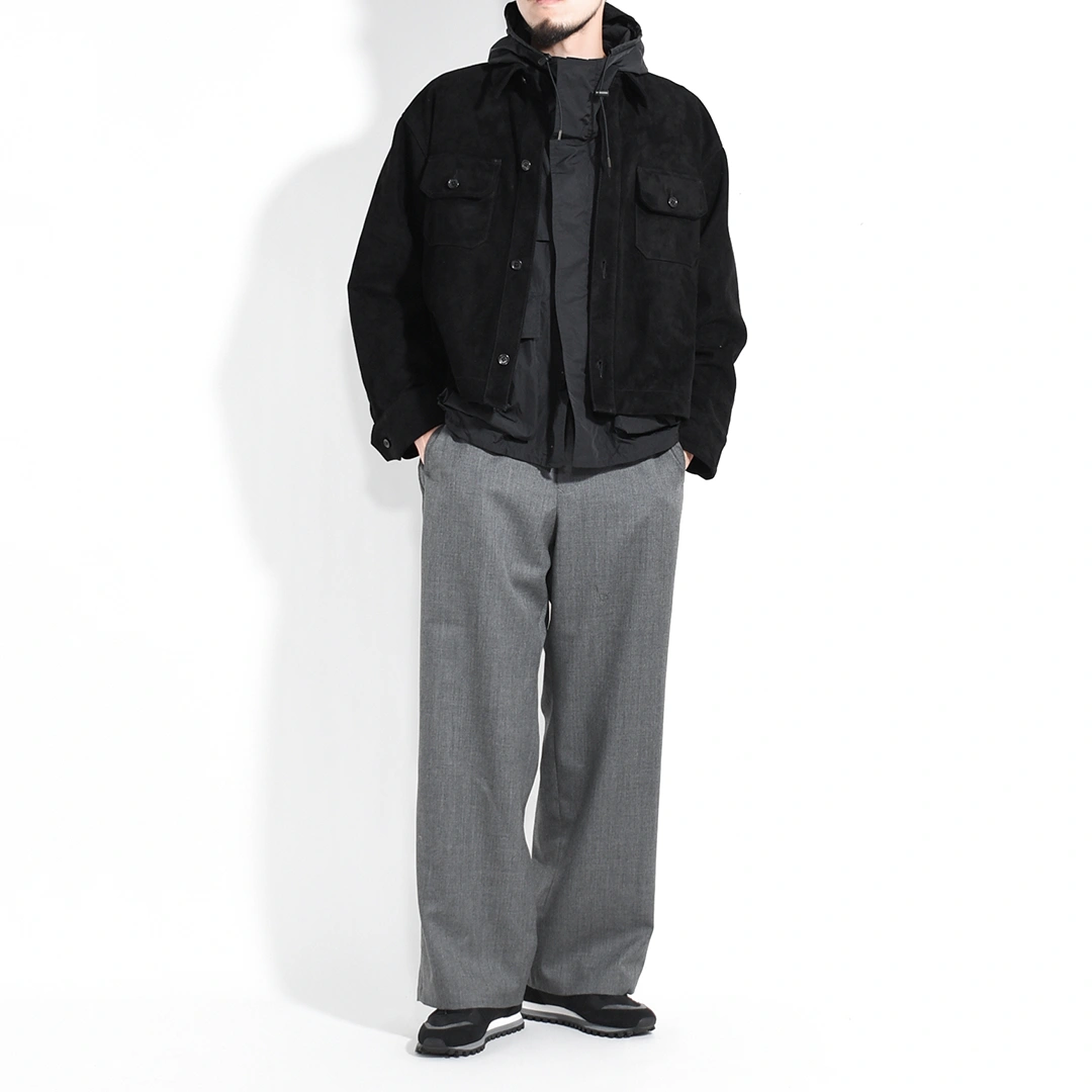 n0031]nakedgauge(ネイキッドゲージ)Goat Suede CPO Jacket(ゴート