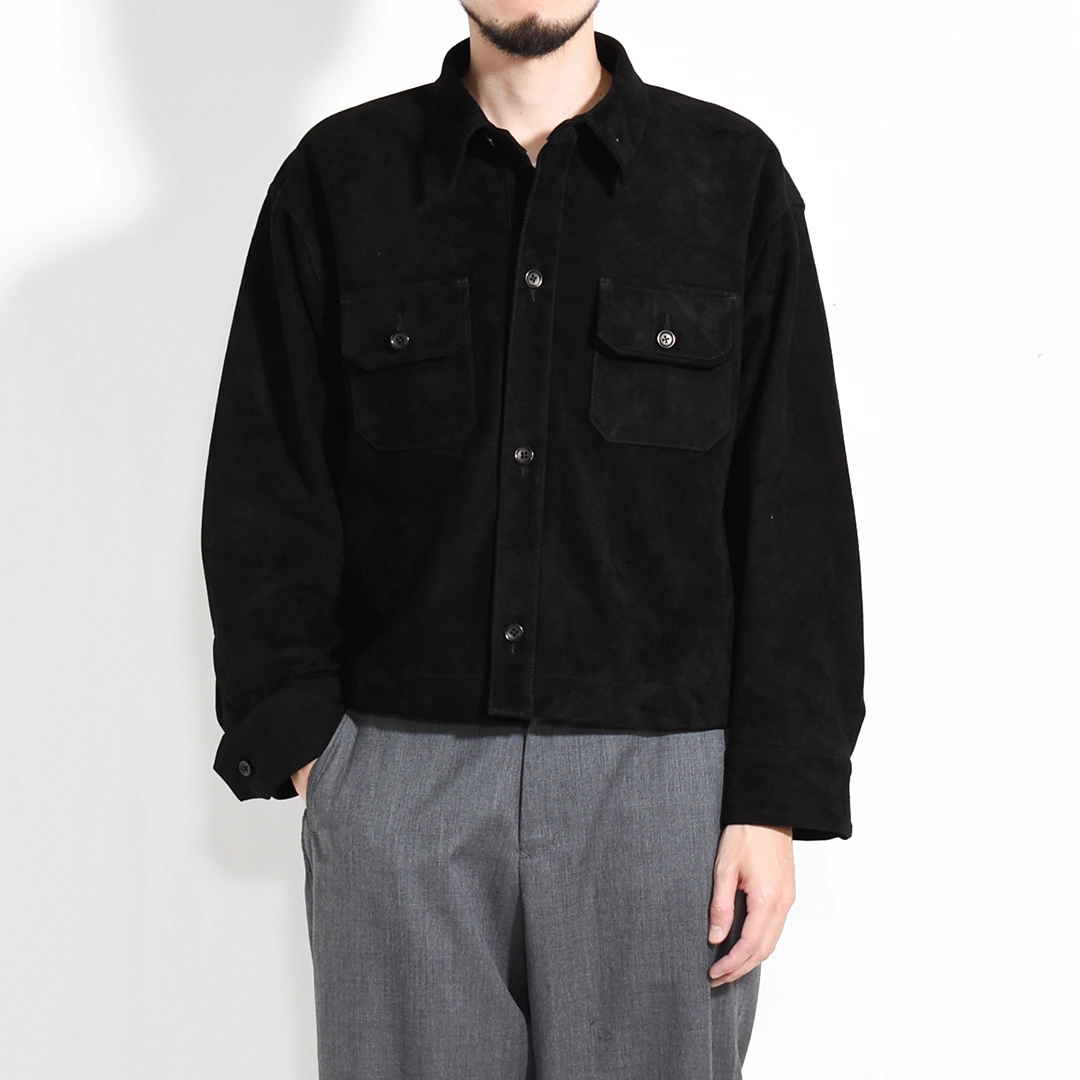 n0031]nakedgauge(ネイキッドゲージ)Goat Suede CPO Jacket(ゴート