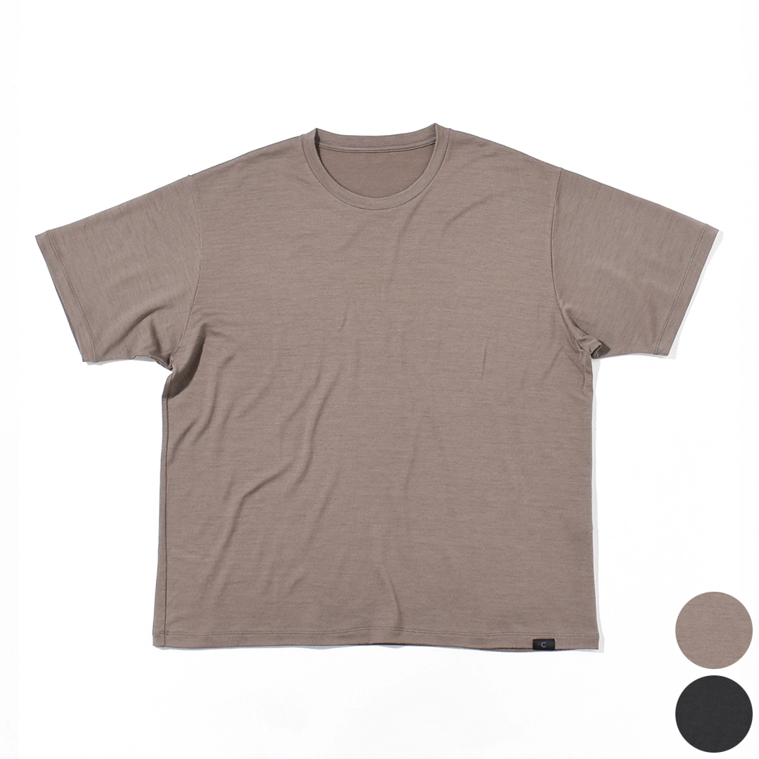 WASHABLE WOOL SUPER140’s RAGLAN クルーネック 711CS28] CAPERTICA (カペルチカ)Super140's W/Wool Jersey / S140