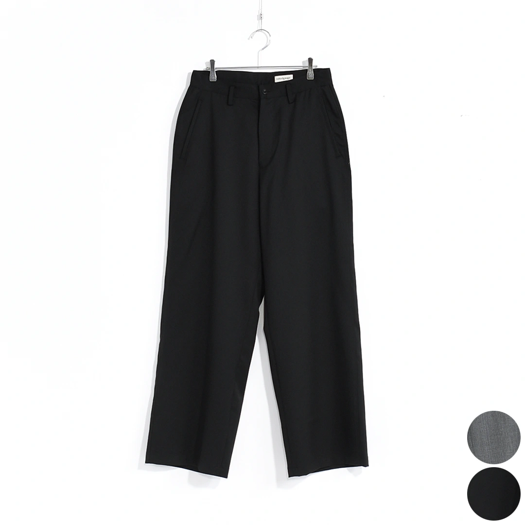 [n0033]nakedgauge(ネイキッドゲージ)Wool Gabardine Ashley Slacks(ウールギャバジンアシュリースラックス)の商品画像