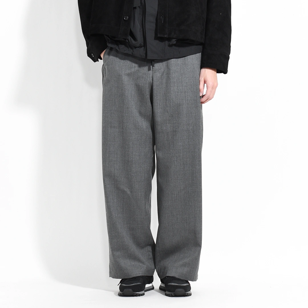 n0033]nakedgauge(ネイキッドゲージ)Wool Gabardine Ashley Slacks