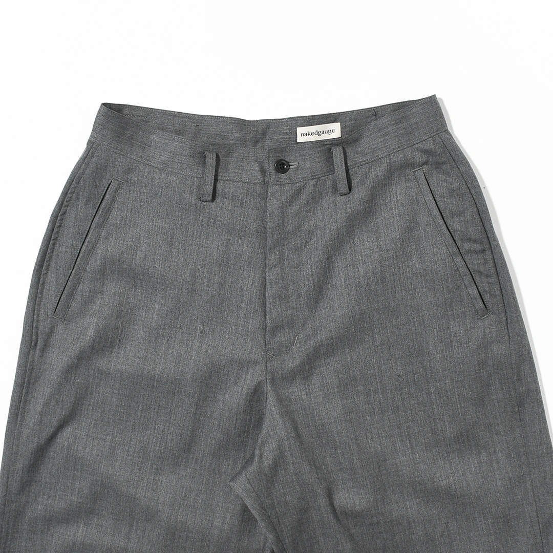 [n0033]nakedgauge(ネイキッドゲージ)Wool Gabardine Ashley Slacks(ウールギャバジンアシュリースラックス)の商品画像