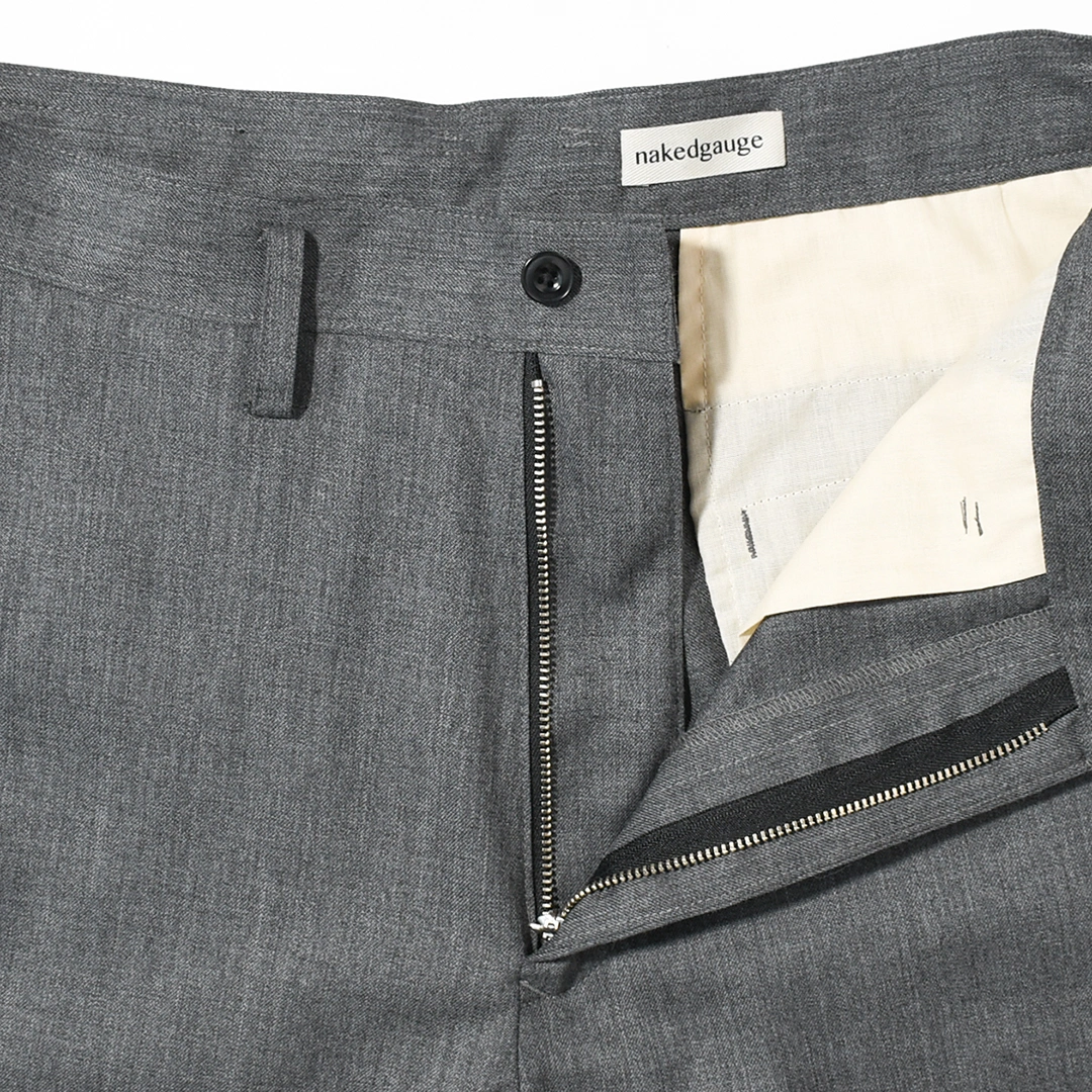 [n0033]nakedgauge(ネイキッドゲージ)Wool Gabardine Ashley Slacks(ウールギャバジンアシュリースラックス)の商品画像