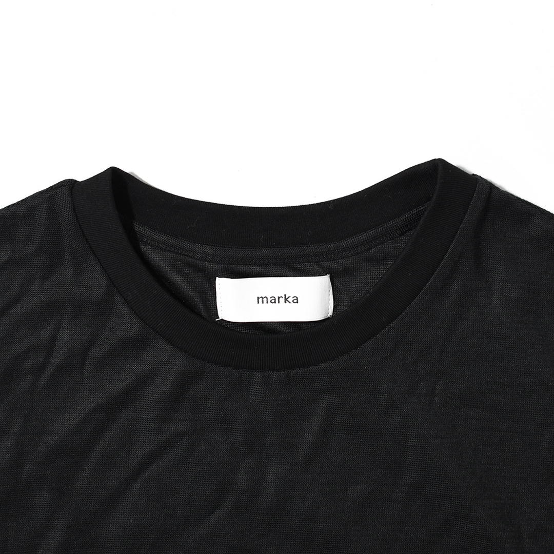 [m26b11cs02b]marka(マーカ) Ramie Knit Blousing Tee(ラミー天竺ブラウジングTee)の商品画像