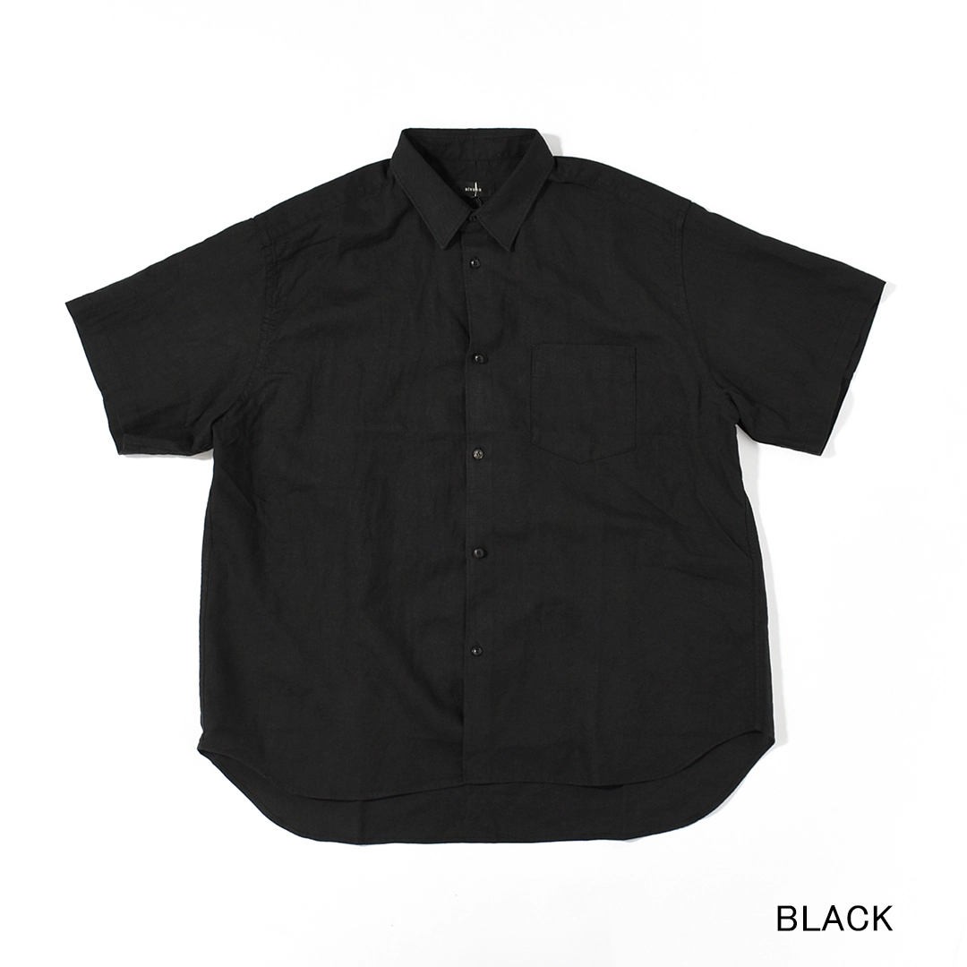 【50% OFF】[ALV-00171]alvana(アルヴァナ) LINEN S/S REGULAR SHIRTS (リネン半袖レギュラーカラーシャツ)【SUMMER SALE】の商品画像