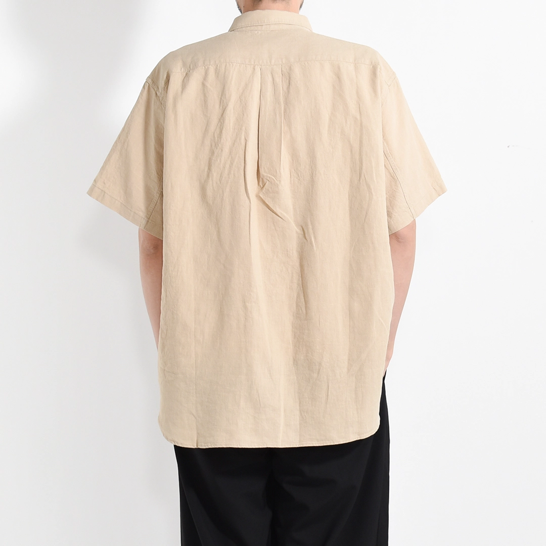 【50% OFF】[ALV-00171]alvana(アルヴァナ) LINEN S/S REGULAR SHIRTS (リネン半袖レギュラーカラーシャツ)【SUMMER SALE】の商品画像
