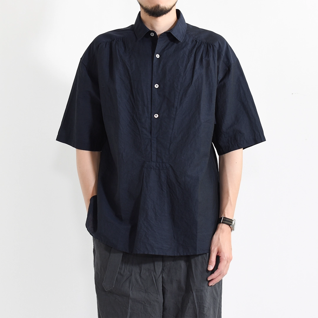 V16611]VERYTAGE(ベリーテイジ)Gather-Grandpashirts S/S (ギャザー