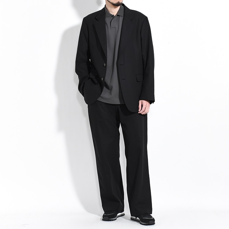 オーガニックコットン強燃ボイルツイル / ダブルプリーテッドトラウザーズ オーガニックコットン強燃ボイルツイル / クラシックフィット