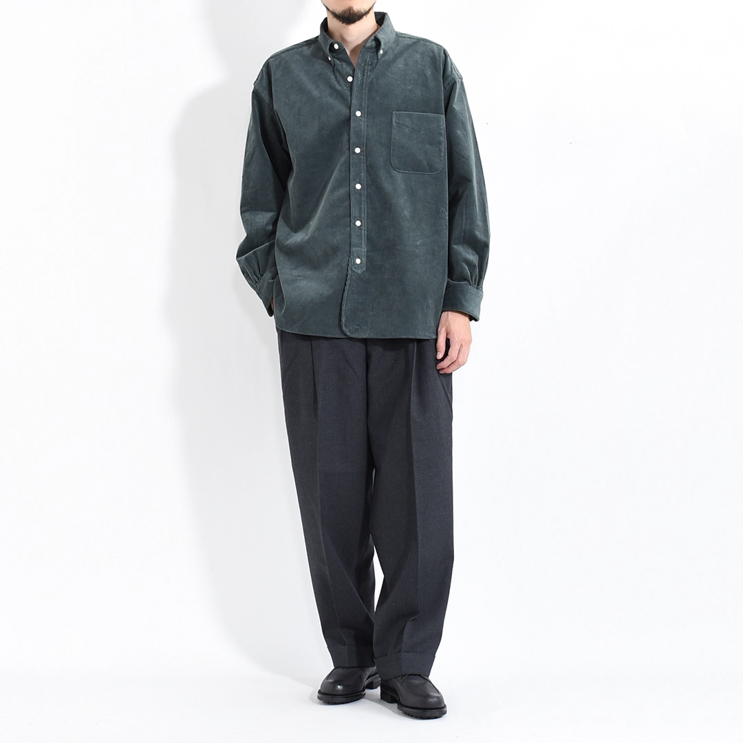 [s-026]SUNNY ELEMENT(サニーエレメント)Hike BD Shirt/Corduroy(ハイクボタンダウンシャツ/コーデュロイ)の商品画像