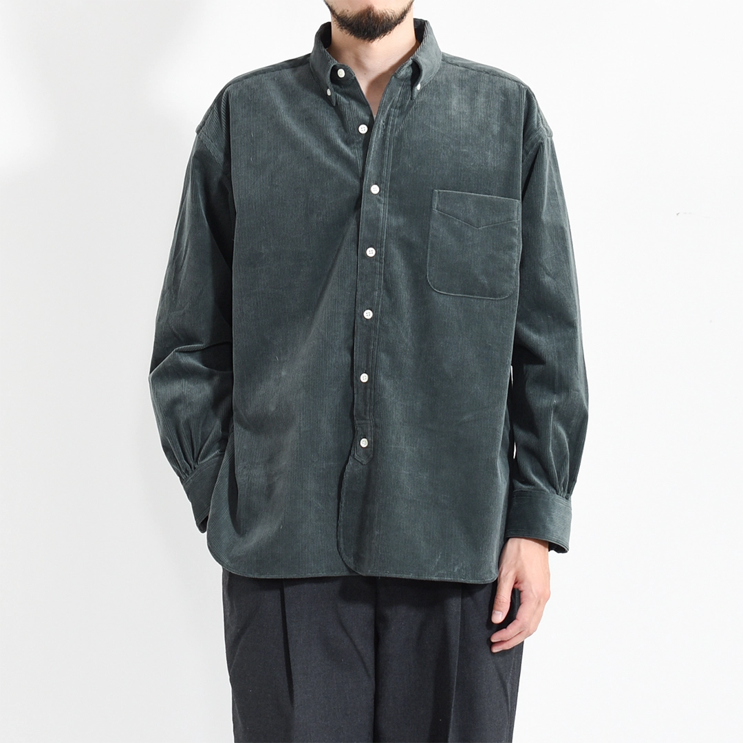 [s-026]SUNNY ELEMENT(サニーエレメント)Hike BD Shirt/Corduroy(ハイクボタンダウンシャツ/コーデュロイ)の商品画像