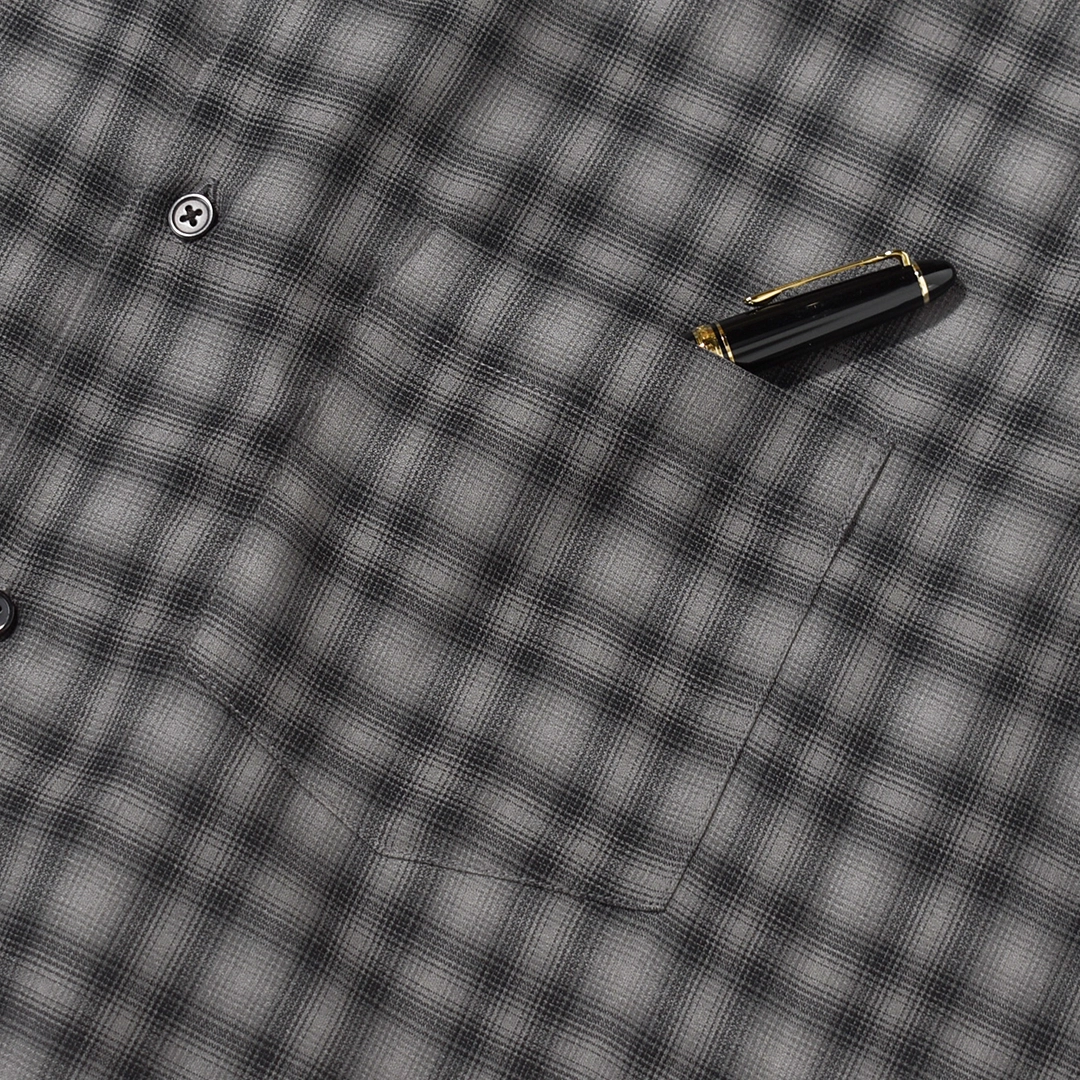 [USH75-LC260]ULTERIOR(アルテリア)Super Light Faded Check Shirt(スーパーライトフェイデッドチェックシャツ)の商品画像