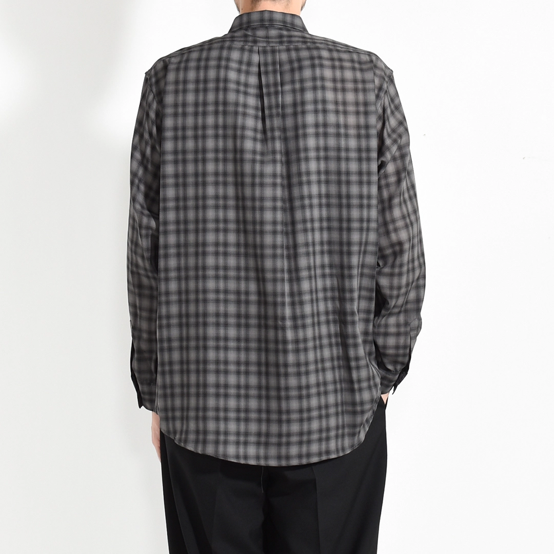 [USH75-LC260]ULTERIOR(アルテリア)Super Light Faded Check Shirt(スーパーライトフェイデッドチェックシャツ)の商品画像
