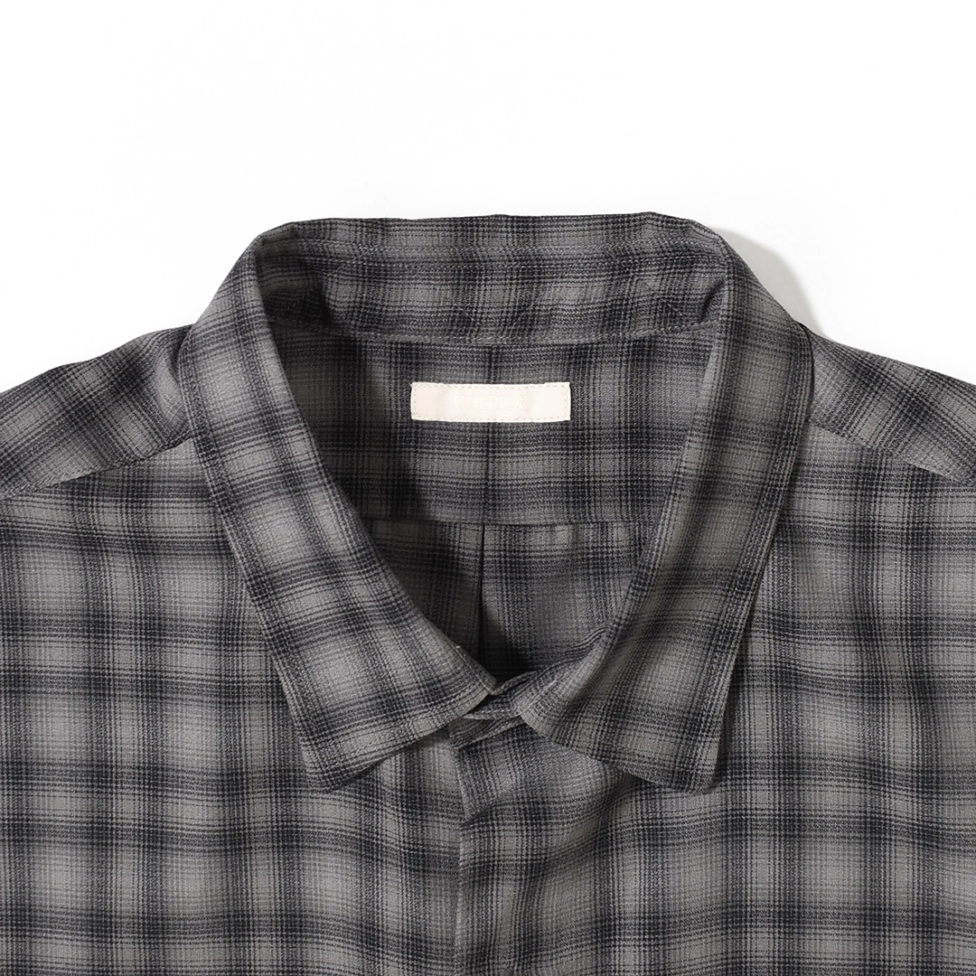 [USH75-LC260]ULTERIOR(アルテリア)Super Light Faded Check Shirt(スーパーライトフェイデッドチェックシャツ)の商品画像