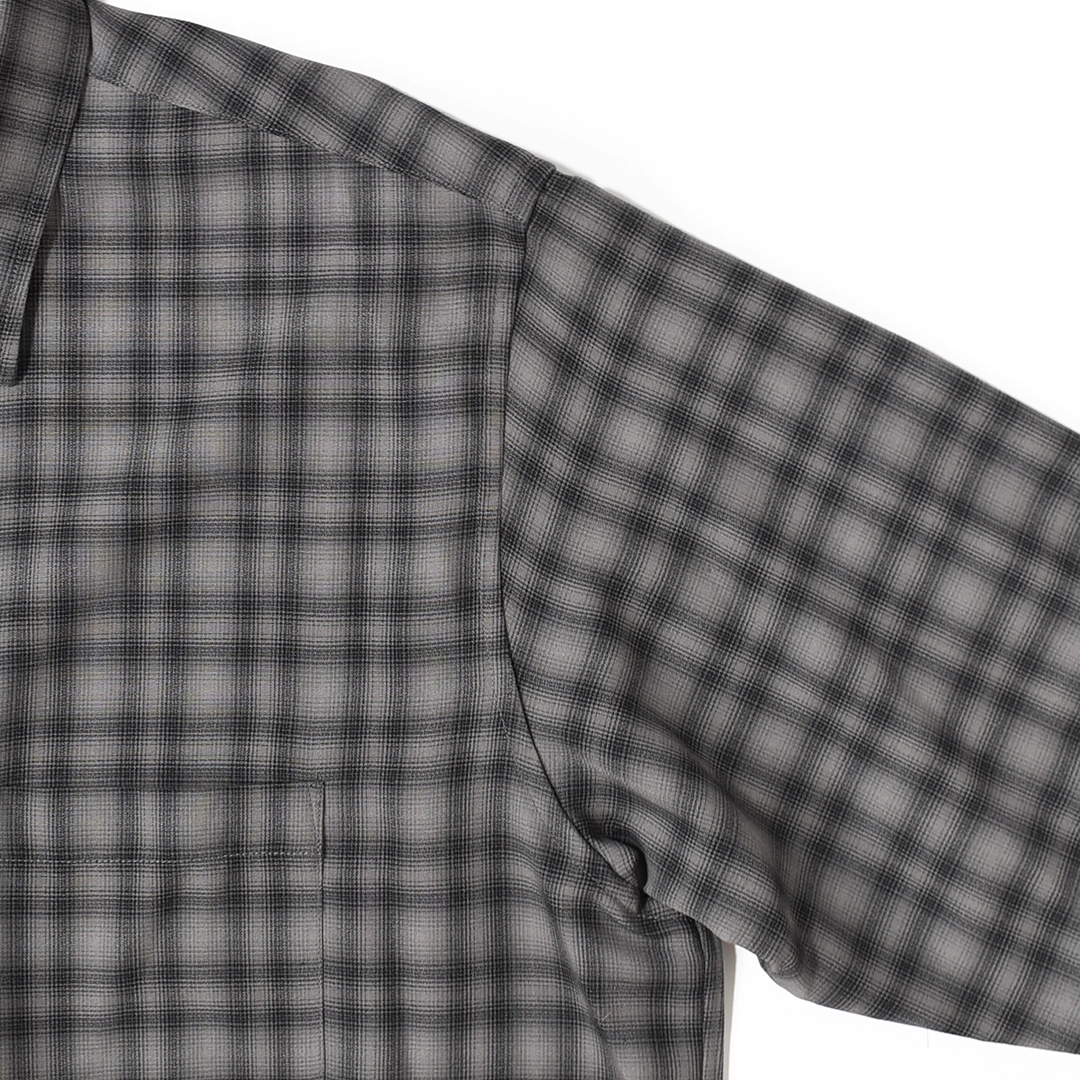 [USH75-LC260]ULTERIOR(アルテリア)Super Light Faded Check Shirt(スーパーライトフェイデッドチェックシャツ)の商品画像
