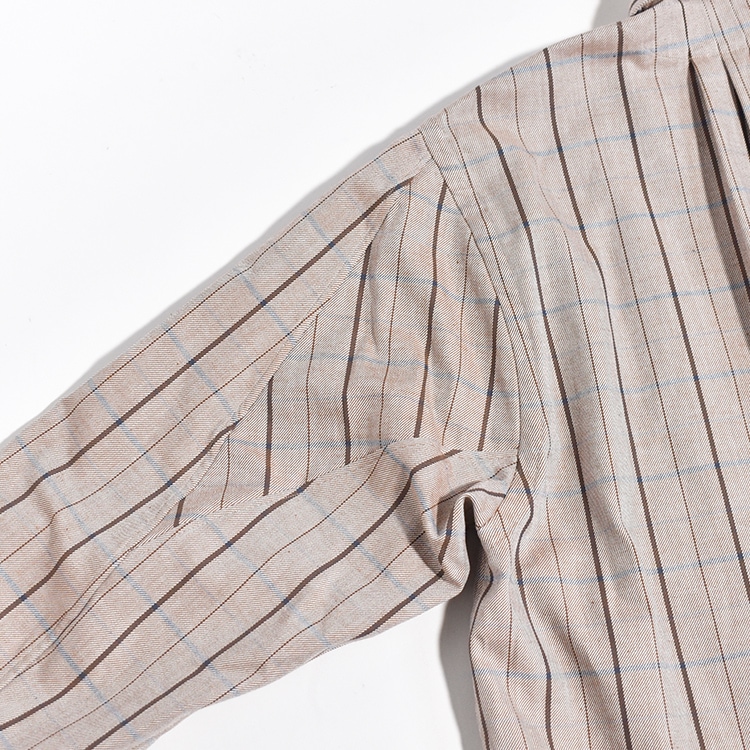 s-008a)SUNNY ELEMENT(サニーエレメント)Sleeping Shirt / Brown Check