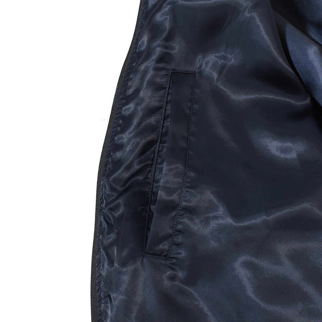 【20% OFF】[m25c03bl01c]marka(マーカ) Recycled Polyester × Recycled Wool Paisley Jacquard Bomber Jacket(リサイクルポリエステル×リサイクルウール ペーズリージャカードボンバージャケット)【WINTER SALE】の商品画像