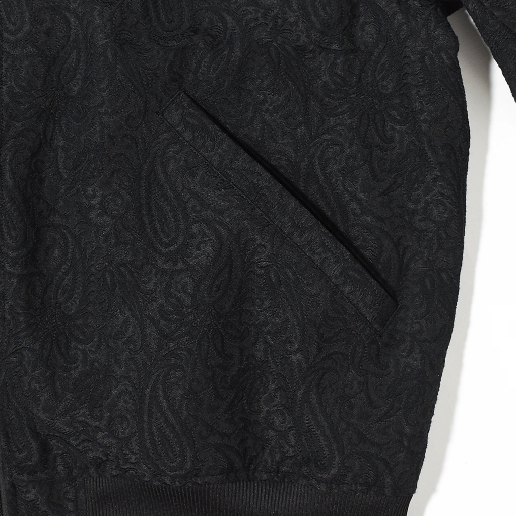 【20% OFF】[m25c03bl01c]marka(マーカ) Recycled Polyester × Recycled Wool Paisley Jacquard Bomber Jacket(リサイクルポリエステル×リサイクルウール ペーズリージャカードボンバージャケット)【WINTER SALE】の商品画像