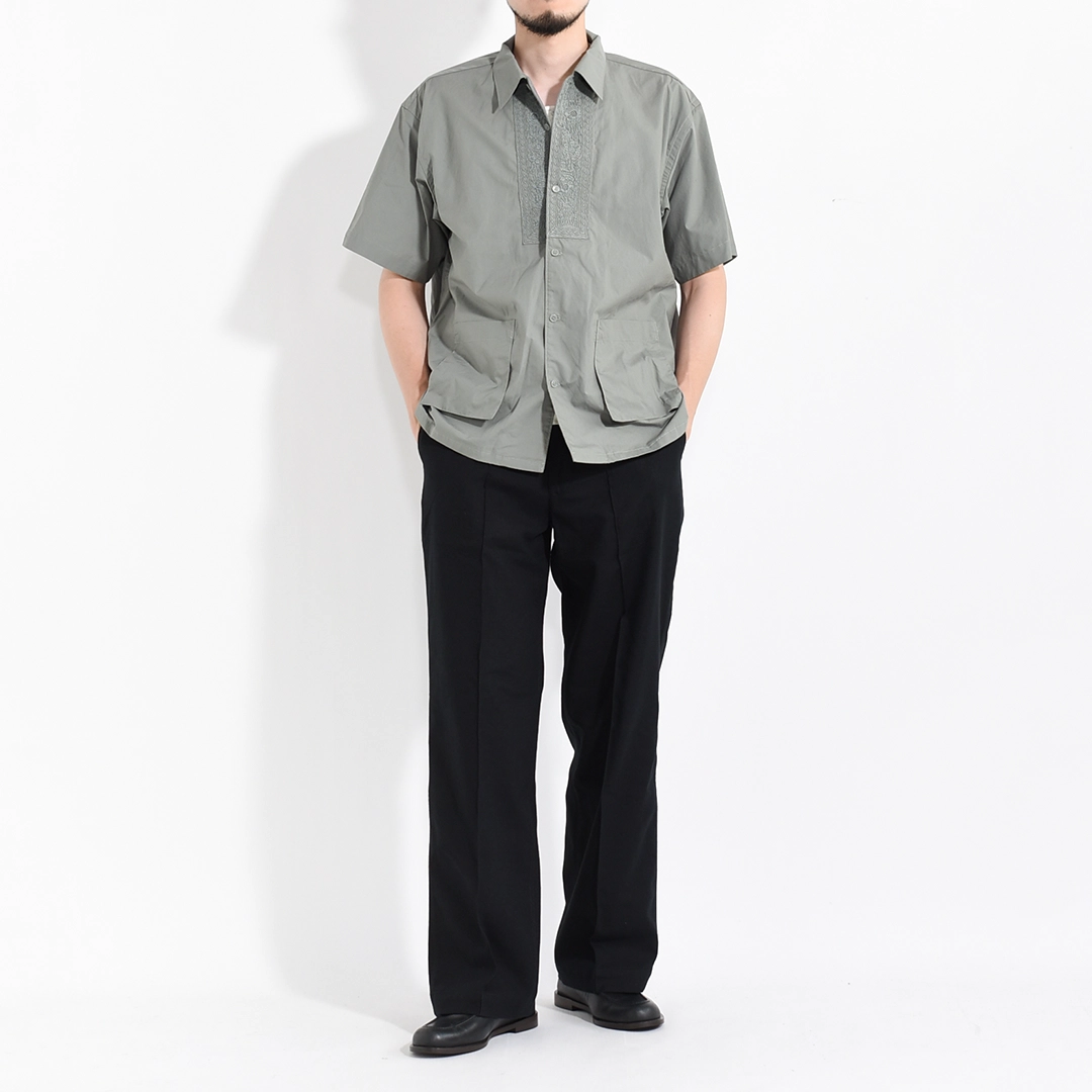 261OJ-SH13]OLD JOE(オールドジョー) Embroidered Front Havana Shirts