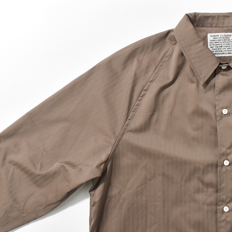 【30% OFF】(valleyshirt)SUNNY ELEMENT(サニーエレメント)Valley Shirt / Herringbone(ヴァレーシャツ / へリンボーン)【SUMMER SALE】の商品画像