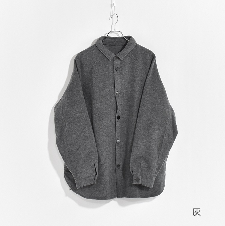 SH-108]MITTAN(ミタン/ミッタン)ウールシルクキャメルシャツ | MITTAN