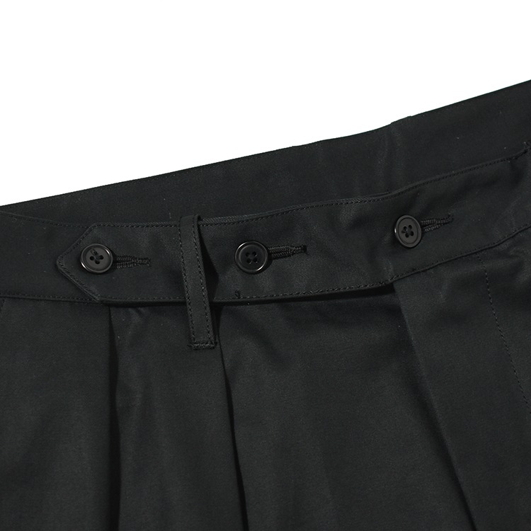 ULPT65-KA193-A]ULTERIOR(アルテリア)FINX COTTON GABARDINE TUCKED