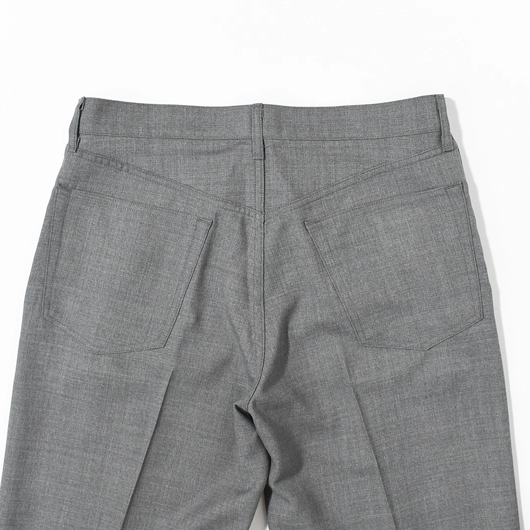 [m26a06pt02c]marka(マーカ) Recycled Polyester Non-Mulesed Wool Gabardine 5-Pockets Trousers(リサイクルポリエステルノンミュールジングウールギャバジン5ポケットトラウザーズ)の商品画像