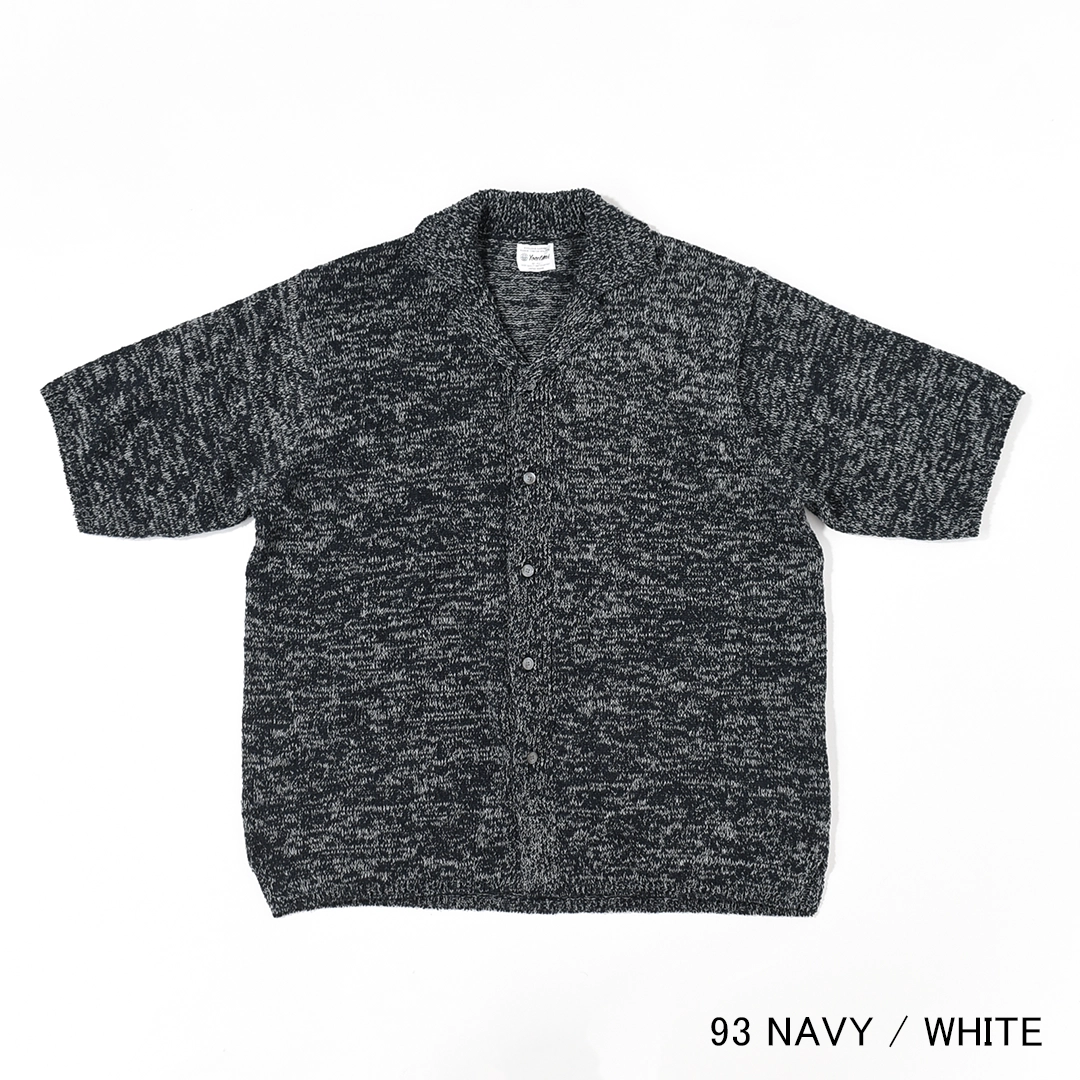 【30% OFF】[95-262-022]Yonetomi NEW BASIC(ヨネトミニューベーシック) GIMA SLUB MOKU KNIT SHIRT(ギマスラブ杢ニットシャツ)【SUMMER SALE】の商品画像