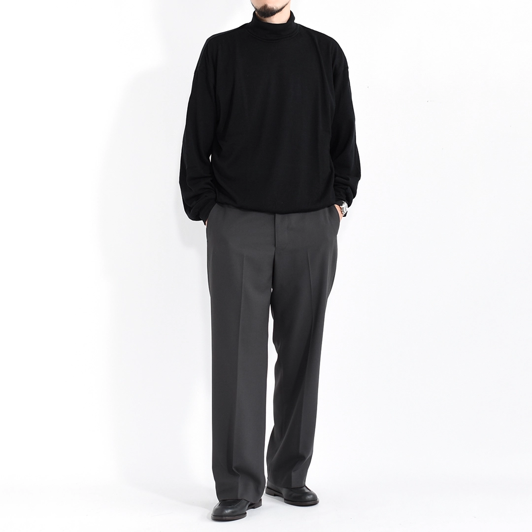 [UCS118-LC269]ULTERIOR(アルテリア)Super Fine Wool Cotton Turtle-Neck Top(スーパーファインウールコットンタートルネックトップ)の商品画像