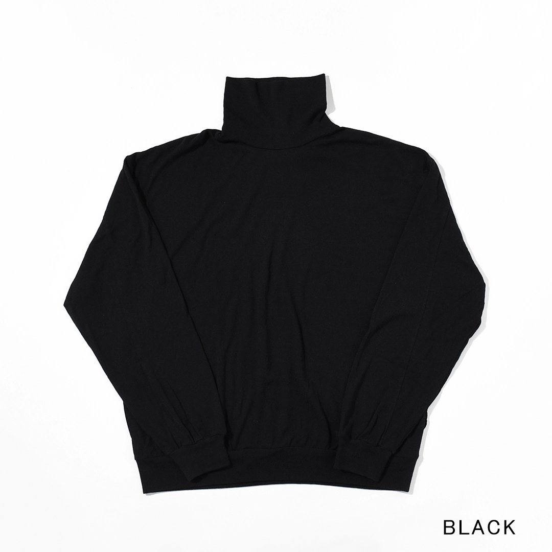 [UCS118-LC269]ULTERIOR(アルテリア)Super Fine Wool Cotton Turtle-Neck Top(スーパーファインウールコットンタートルネックトップ)の商品画像