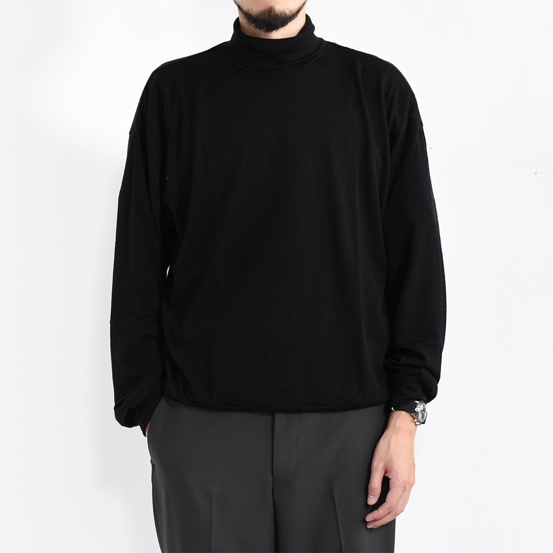 [UCS118-LC269]ULTERIOR(アルテリア)Super Fine Wool Cotton Turtle-Neck Top(スーパーファインウールコットンタートルネックトップ)の商品画像
