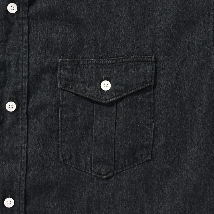 PMAR-LS05]PHIGVEL(フィグベル) DENIM WORKADAY SHIRT / デニムワーカ 