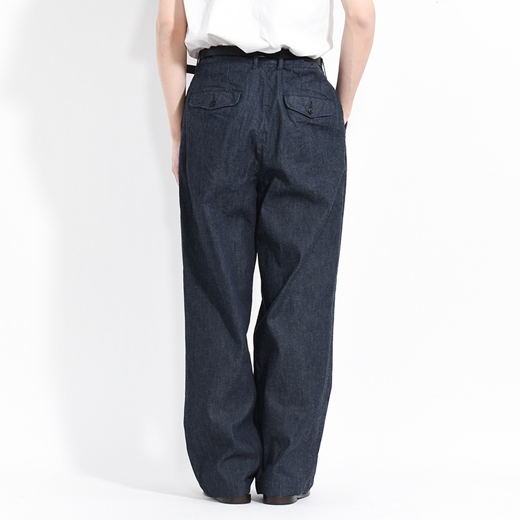 ULPT65-KA200-B]ULTERIOR(アルテリア)WASHED LIGHT DENIM TUCKED