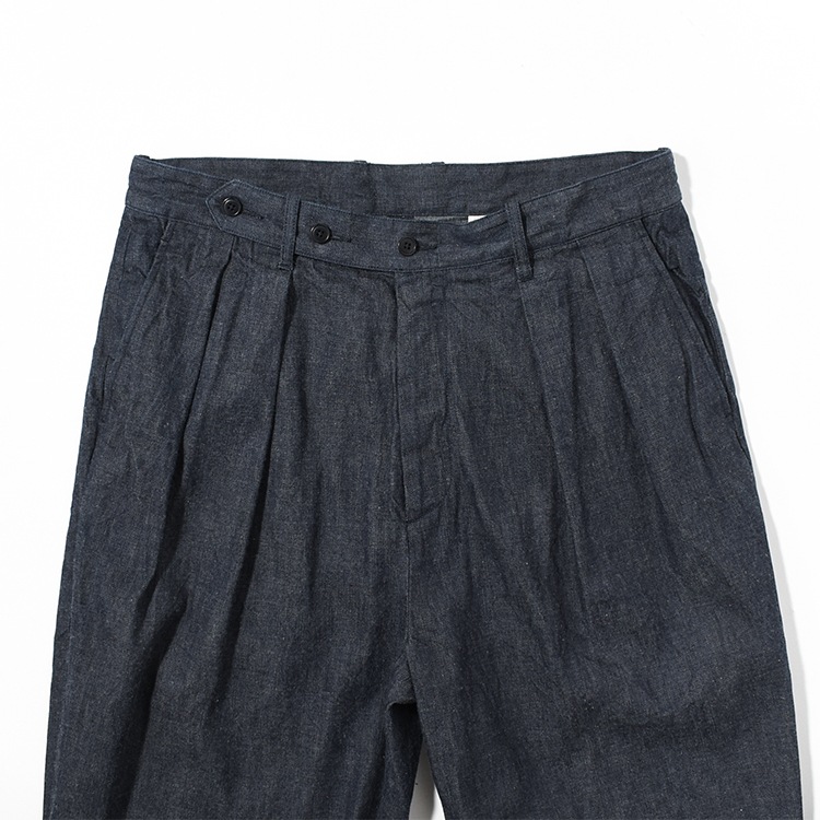 ULPT65-KA200-B]ULTERIOR(アルテリア)WASHED LIGHT DENIM TUCKED