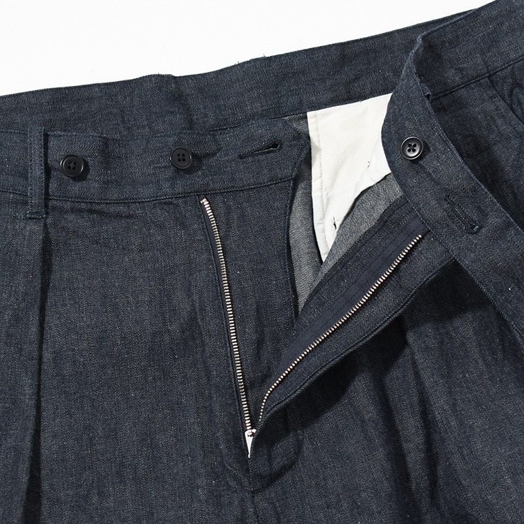 ULPT65-KA200-B]ULTERIOR(アルテリア)WASHED LIGHT DENIM TUCKED