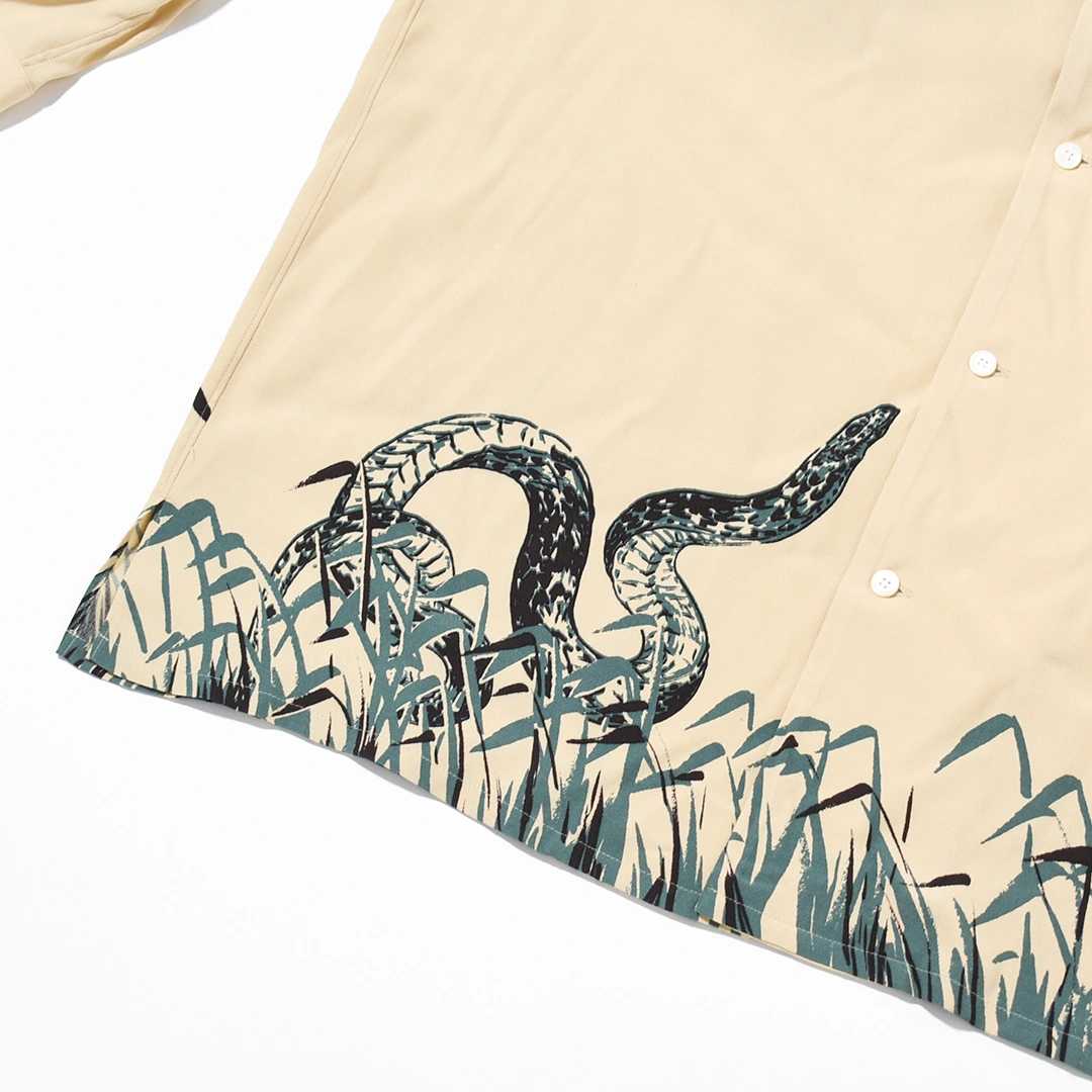 251OJ-SH25)OLD JOE(オールドジョー)ORIGINAL PRINTED OPEN COLLAR