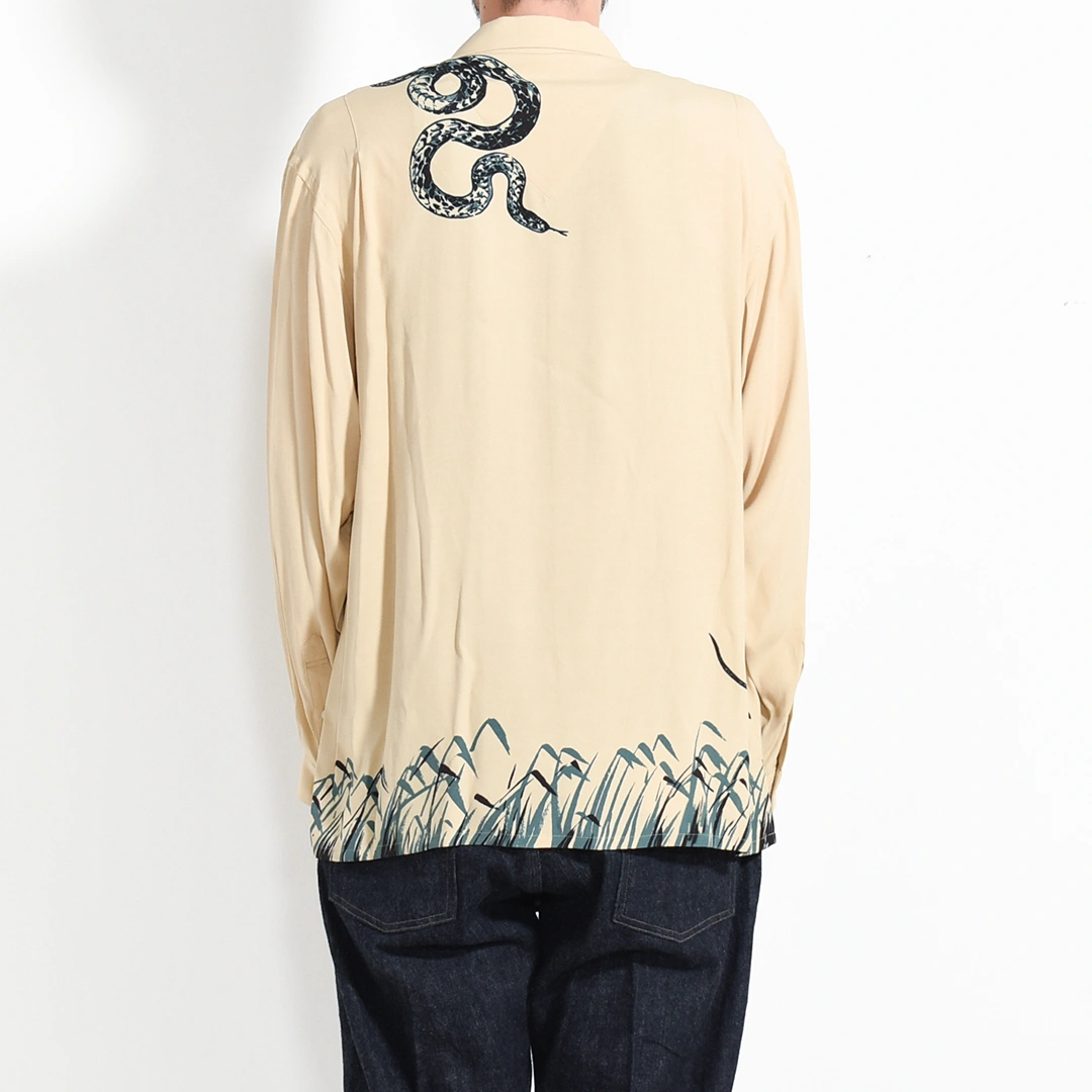 251OJ-SH25)OLD JOE(オールドジョー)ORIGINAL PRINTED OPEN COLLAR