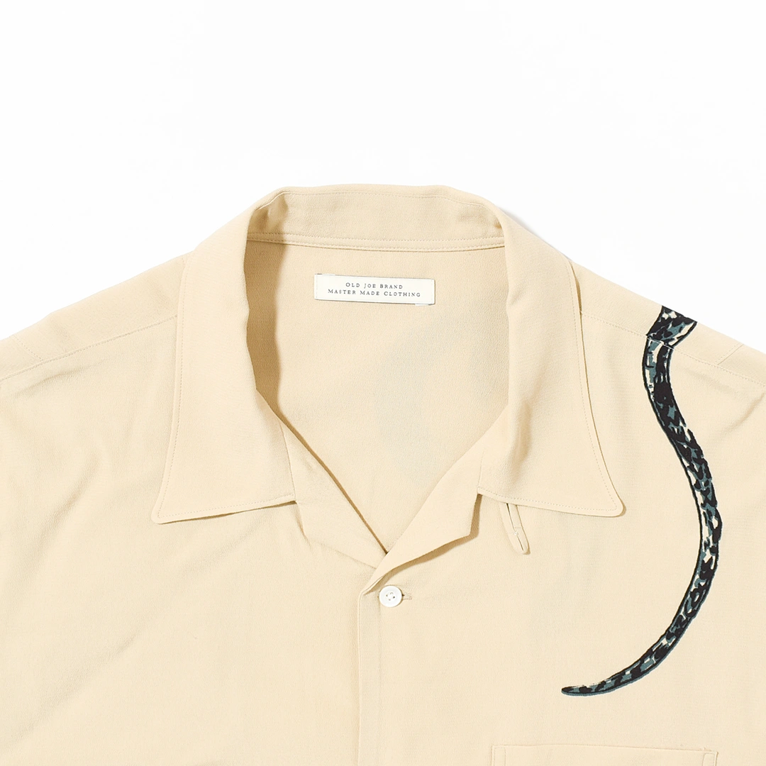 251OJ-SH25)OLD JOE(オールドジョー)ORIGINAL PRINTED OPEN COLLAR