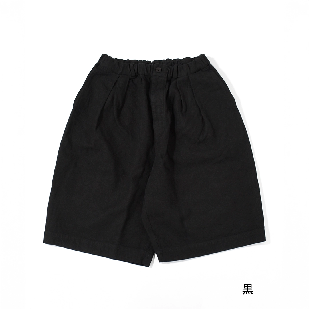 PT-151]MITTAN(ミタン/ミッタン)亜麻苧麻ビッグショートパンツ