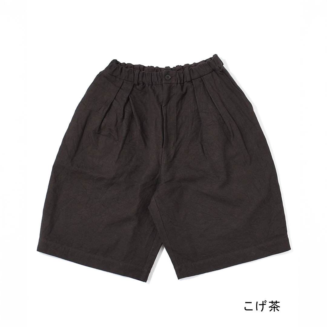 PT-151]MITTAN(ミタン/ミッタン)亜麻苧麻ビッグショートパンツ