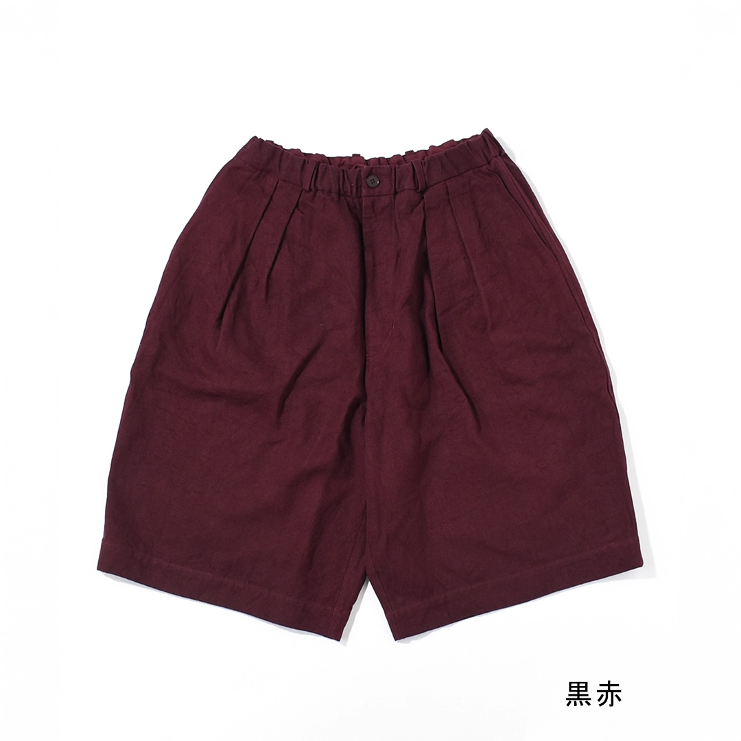 PT-151]MITTAN(ミタン/ミッタン)亜麻苧麻ビッグショートパンツ