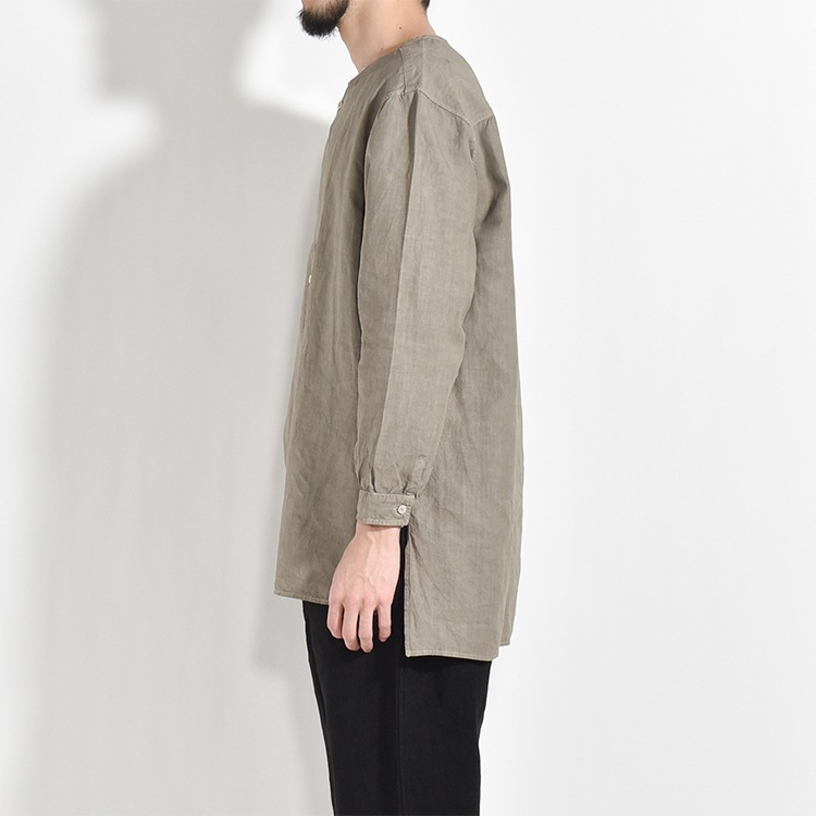 SH-129C]MITTAN(ミタン/ミッタン)大麻ワイドシャツ 高密度（草木染