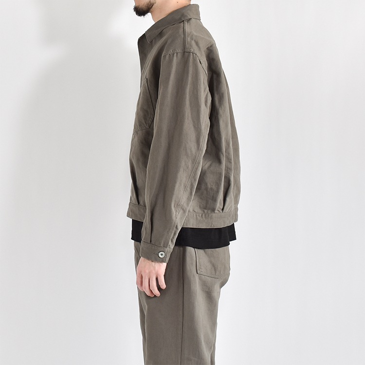 PMAR-OT03]PHIGVEL(フィグベル) C/P WORKADAY JACKET / コットン