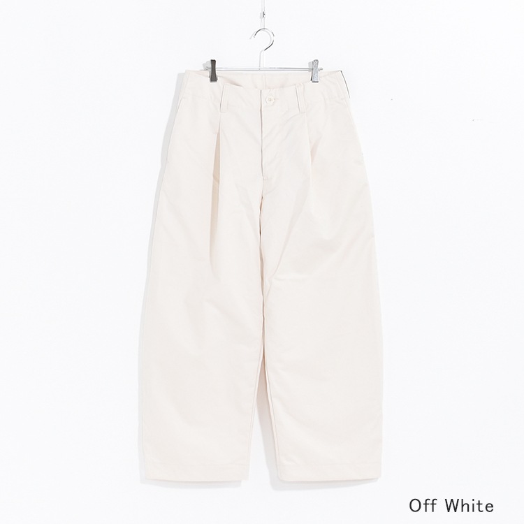 Handwerker パンツ Handwerker HW Wide Trousers OFF WHITE ハンドベーカー