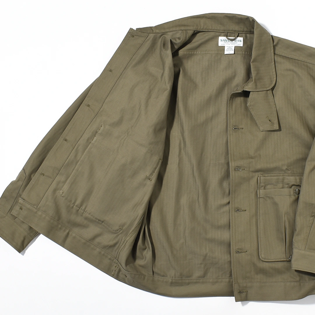 SF-252272]SASSAFRAS(ササフラス)Overgrown Trug Jacket(オーバー
