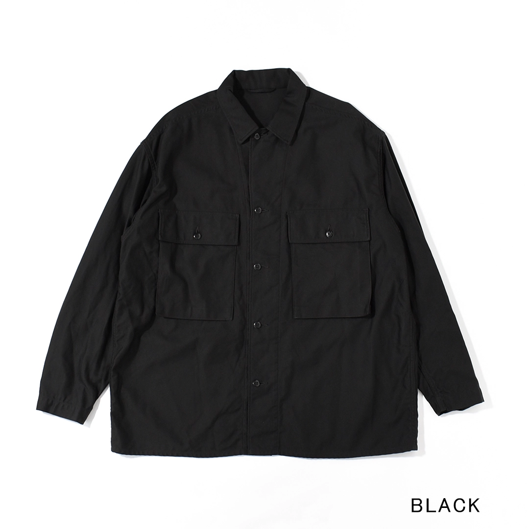 [KS26FSH15]KAPTAIN SUNSHINE(キャプテンサンシャイン) Cotton Satin Field Shirt Jacket (コットンサテン フィールド シャツジャケット)の商品画像