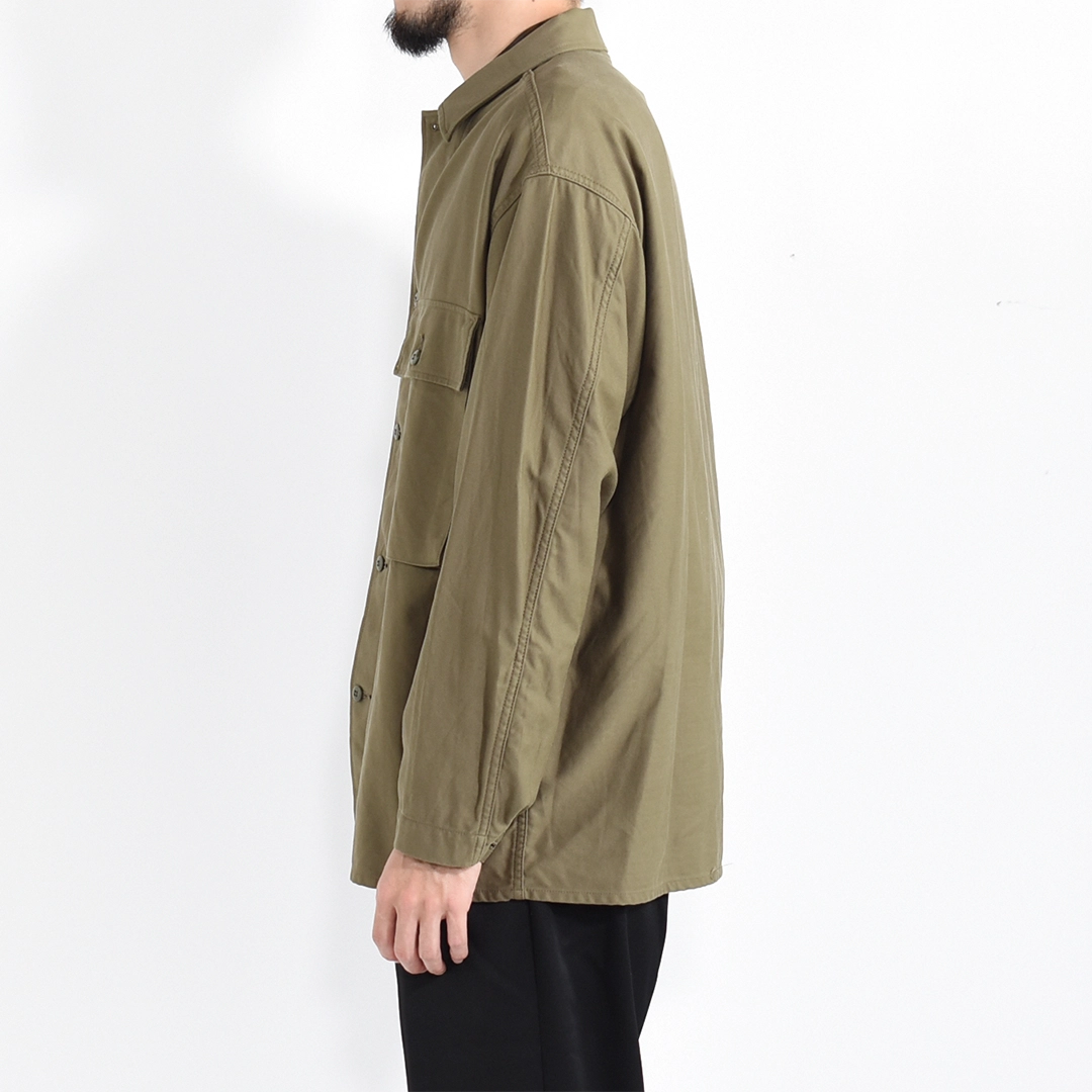 [KS26FSH15]KAPTAIN SUNSHINE(キャプテンサンシャイン) Cotton Satin Field Shirt Jacket (コットンサテン フィールド シャツジャケット)の商品画像